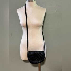 Brand New Black Quilted Crossbody Bag